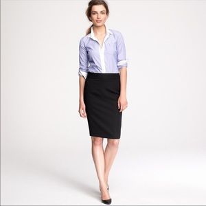 J Crew Mercantile Wool Pencil Skirt
